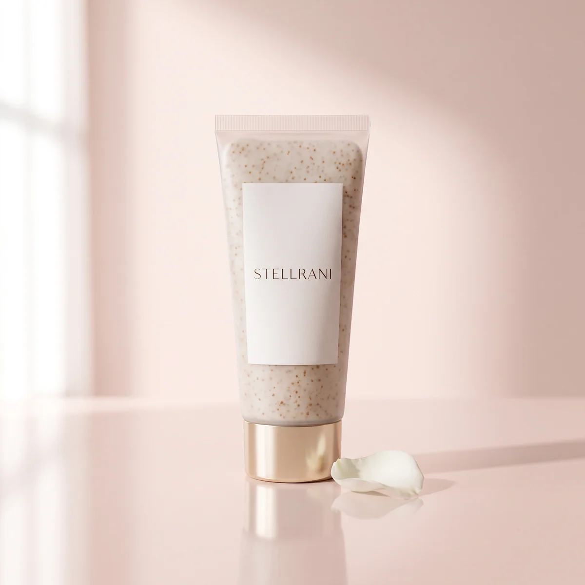 Cremiges Handpeeling mit natürlichen Partikeln