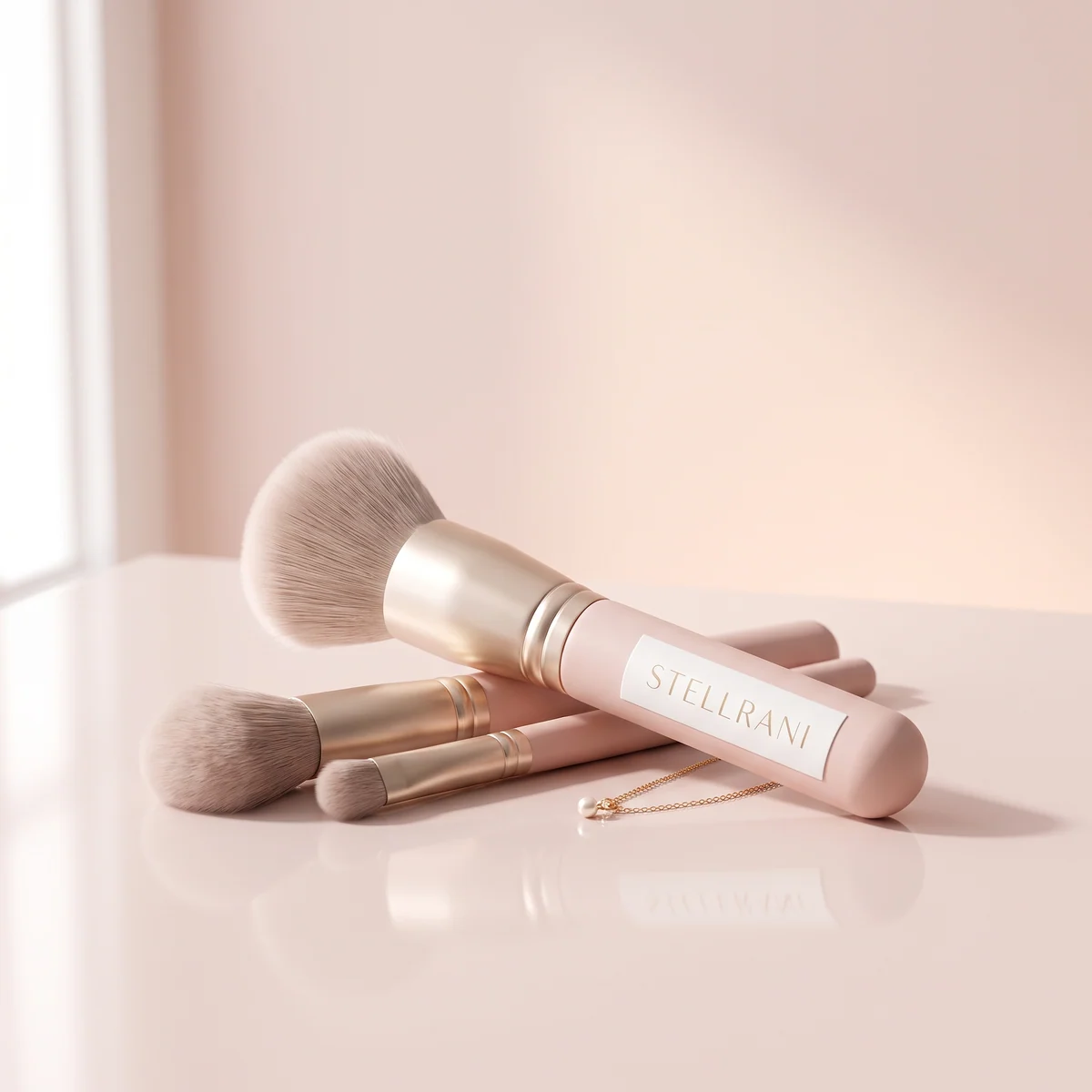 Stellrani Velvet Professioneller Foundation-Pinsel